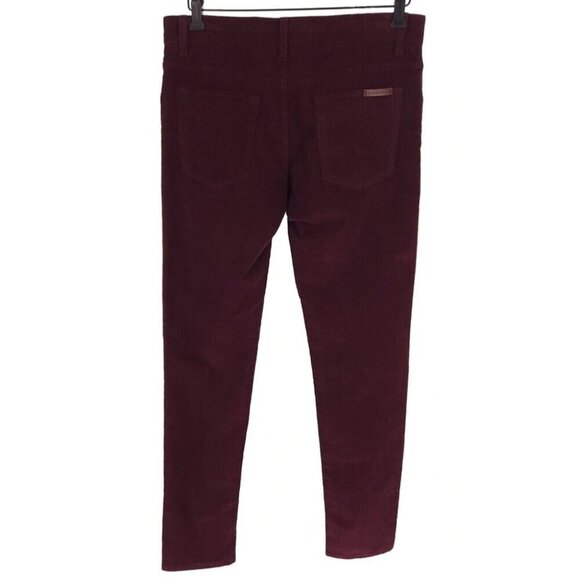 Dolce & Gabbana 14 Stretch Corduroy Trousers Size 46 US 30 S Mens Burgundy $725 - Picture 5 of 13